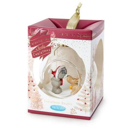 Tatty Teddy & Reindeer Me to You Christmas Glass Bauble £8.00